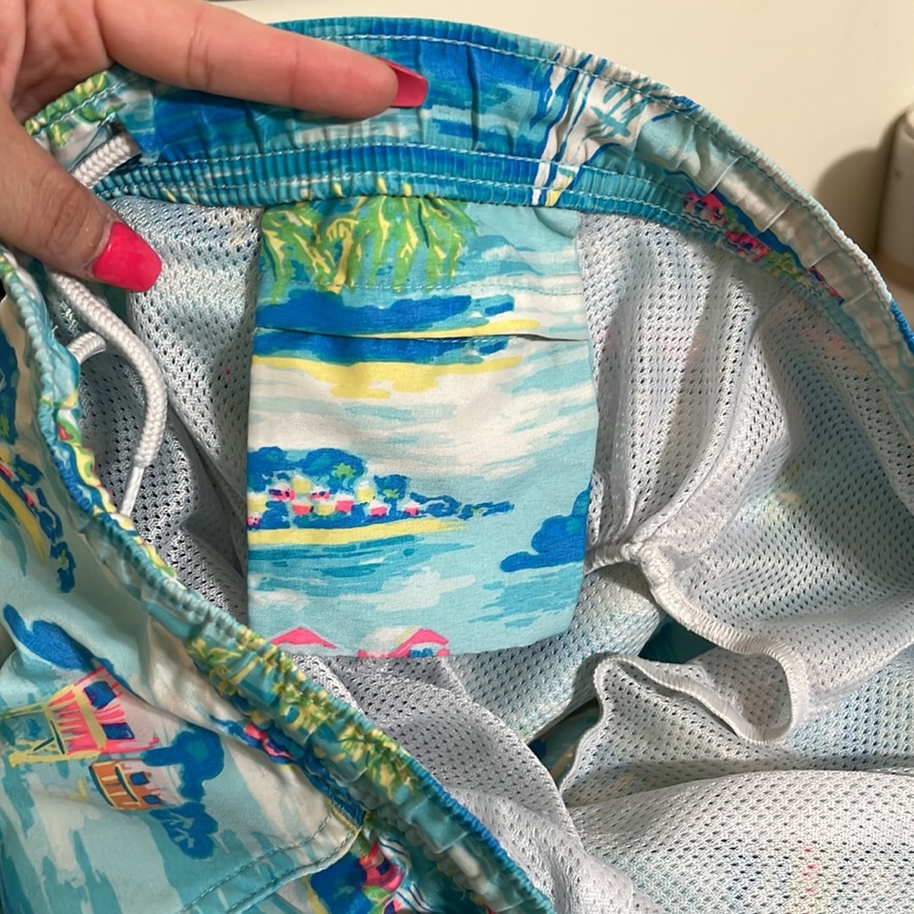 Vineyard Vines Men’s 7” Printed Chappy Coastal Print Swim Trunks XS - Picture 10 of 10